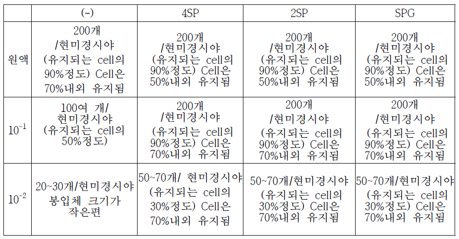 3 month보존 LN2 stock _Chlamydia 배양 결 과 감염 46시간대 봉입체 수