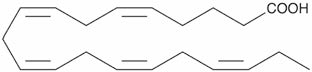 Eicosapentaenoic Acid(EPA )의 구조