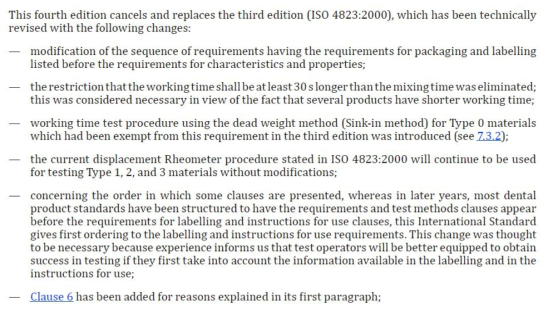 ISO 4823:2015의 서론