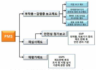 PMS에 의한 안전대책 제도와 안전대책에 대한 보고 제도