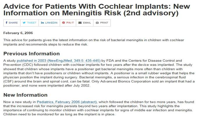 FDA Medical Device Reporting