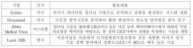 인공지능 기술을 활용한 의료영상 이미지 분석 기술