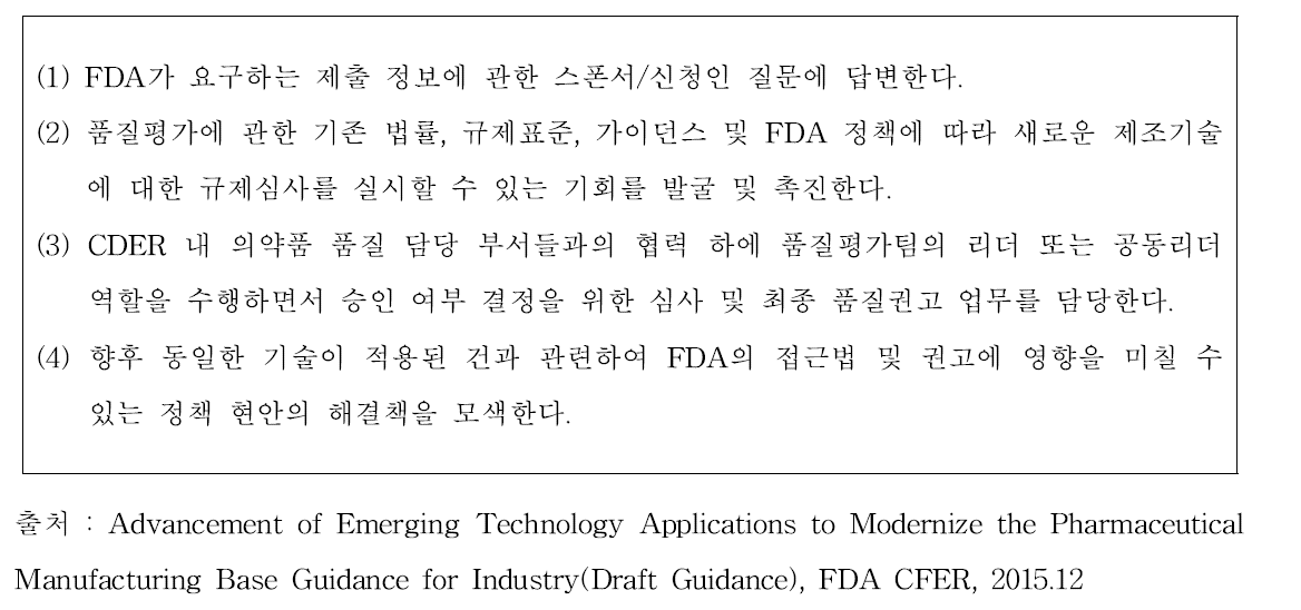 FDA ETT의 역할