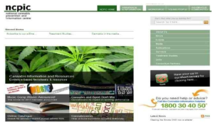 국립 대마초 방지 및 정보센터 홈페이지