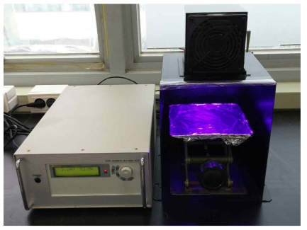 PDLC cell 제작용 UV 경화장치