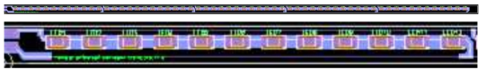 LED Bar Module(Red) 회로 설계(300*600)