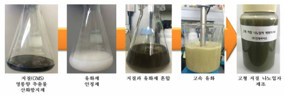 영릉향 추출물을 이용한 나노입자 제형 제조 공정