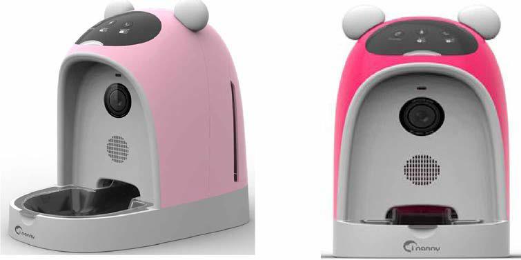 IoT기반 애완동물 자동 급식기(′아이나니) 디자인 칼라 배리에이션