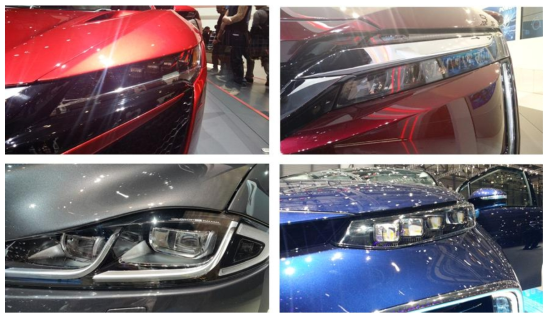 Honda / Jaguar/ Toyota 사의 LED 전조등
