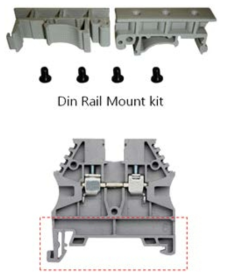 장치 고정용 Din Rail 클립