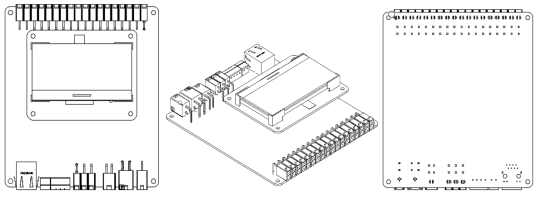 전력계측장치 PCB 1, 2차 디자인 3D 모델링