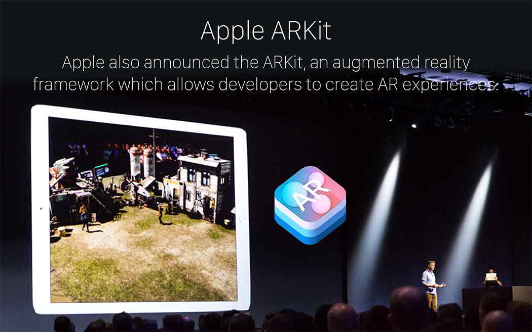 Apple의 WWDC에 발표된 증강현실 지원 플랫폼인 ARKit