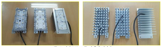 타사 LED 모듈 전 후면 이미지