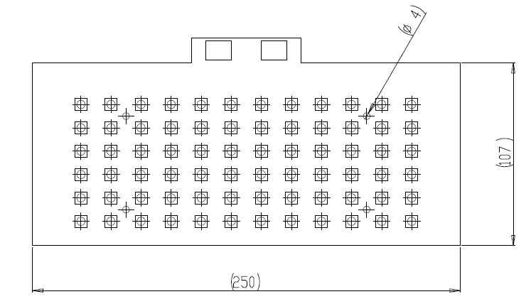 750 W 모듈 PCB 도면