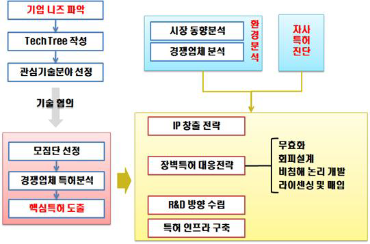 IP 창출전략 흐름도