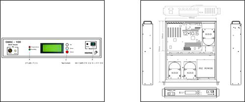 OMSC-100 내장 랙 PC 설계