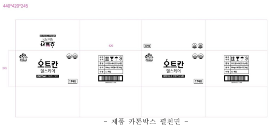 오트칸 헬스케어 시제품 디자인개발 최종 결과물