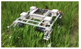 주식회사 그리노이드의 친환경 논 농사를 위한 무인 자율 족형 로봇