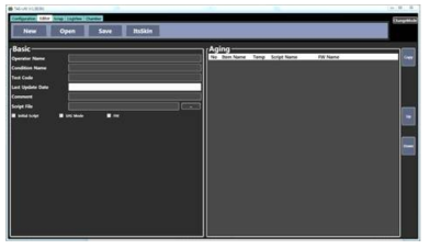 TAS-UTIL Editor 화면