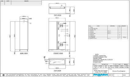 Inverter Control Cabinet 설계도면