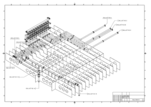 Piping route diagram 예