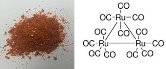 Ru3(CO)12 유기금속화합물 결합 구조