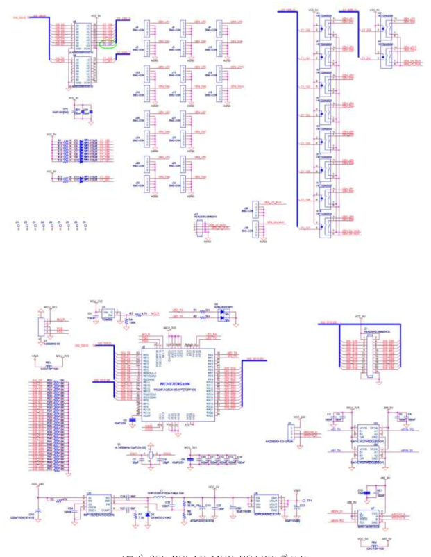 RELAY MUX BOARD 회로도