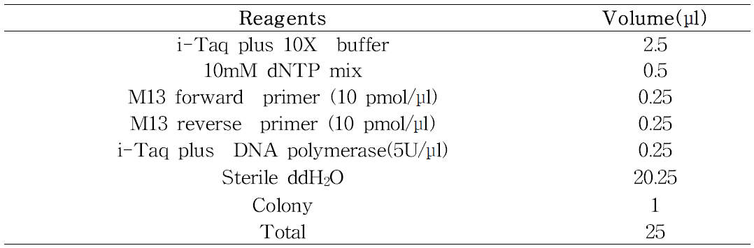 M13 PCR mix