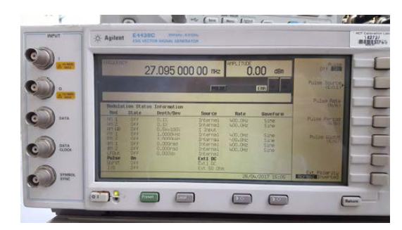 Signal Generator 출력 설정