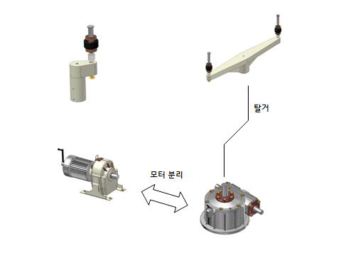 구동모터 교체 방법