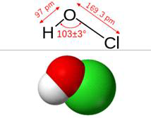 Hypochlorous acid.
