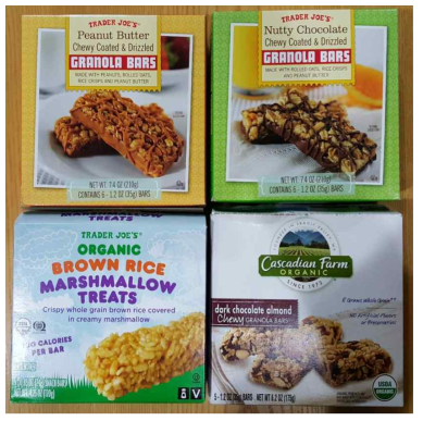 미국내 유통매장에서 판매중인 쌀을 이용한 씨리얼바
