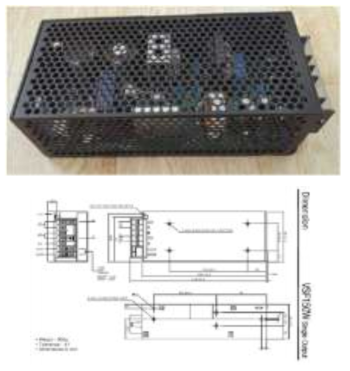 Power Supply 외관과 도면