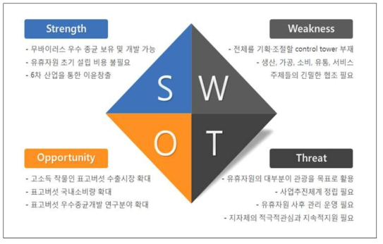 본 연구의 Strength-Weakness-Opportunity-Threat (SWOT) 분석