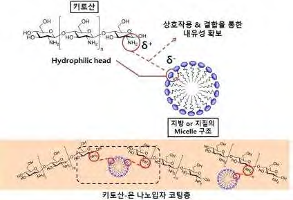 키토산을 활용한 내유성 확보 메커니즘