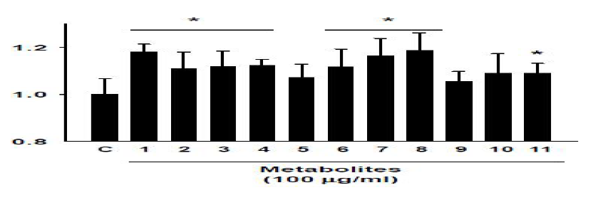 The effect of metabolites on glycerol release in 3T3-L1 adipocytes