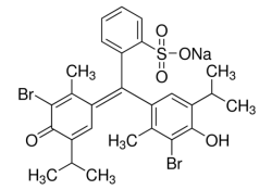 Bromothymol blue sodium salt 분자구조