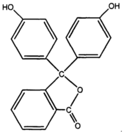 Phenolphthalein 분자구조