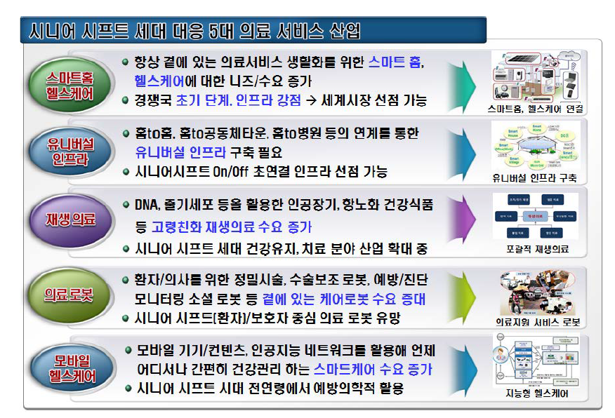 시니어 시프트 시대의 의료 서비스·산업 전망