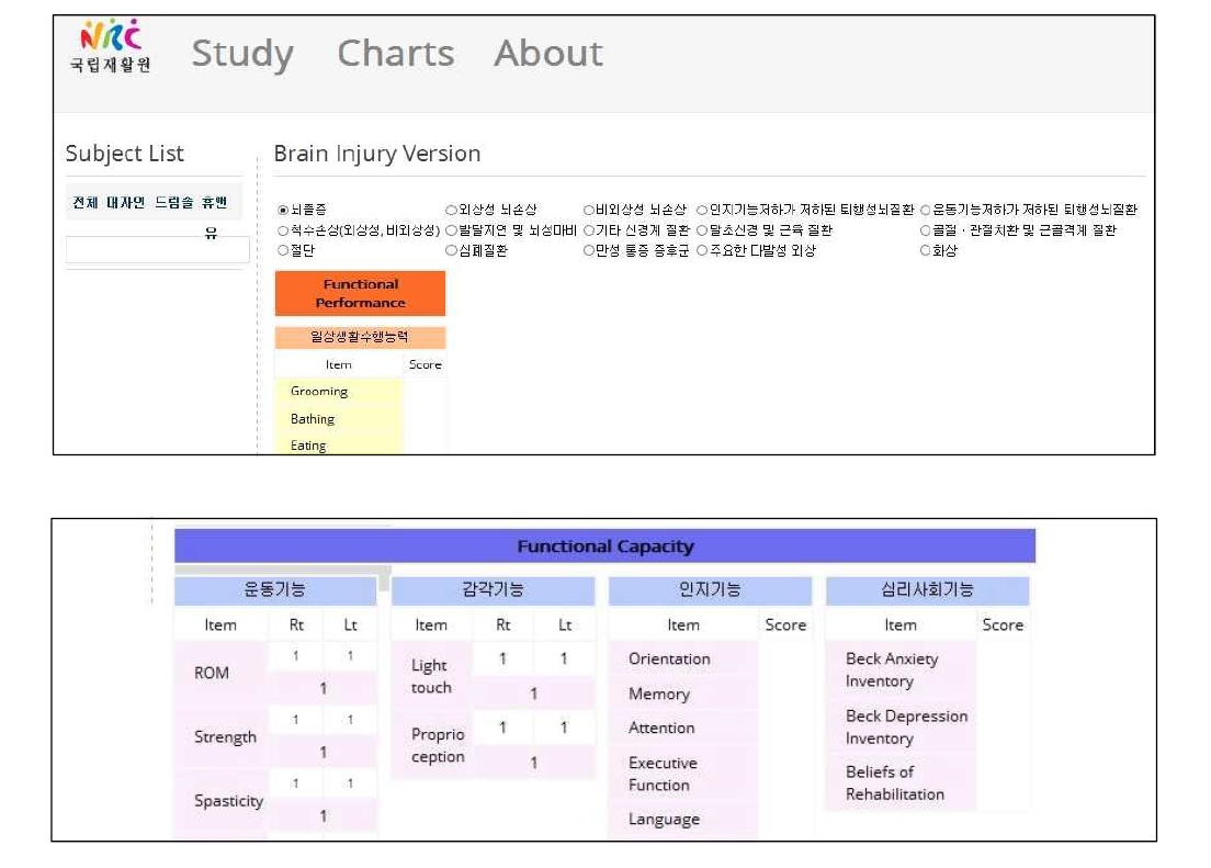 입력용 웹 사이트