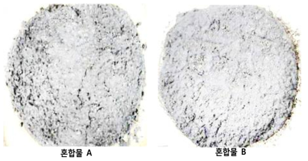 석회석 쇄석골재를 사용한 골재 입도 별 실험3