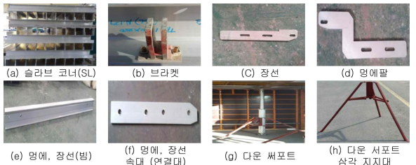 사업화 대상기술의 구성 재료