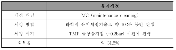 화학적 유지세정기술 내용