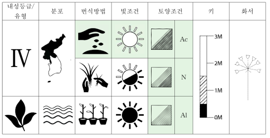 솔방울고랭이의 특성표