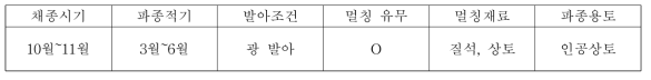 좀매자기의 종자번식