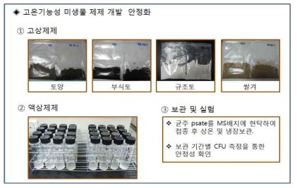 미생물 제제