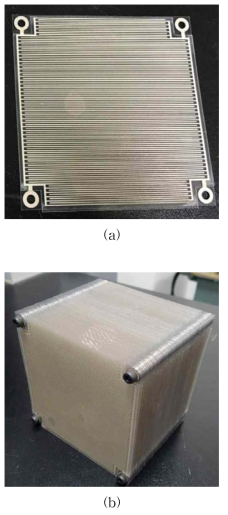 스크린 프린팅 방식으로 제작된 전극판