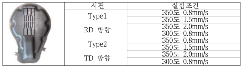 인장시험 시편