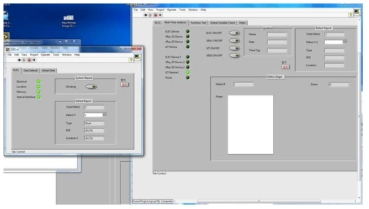 LabVIEW 기반 서버 및 개별장비 동작 화면구성