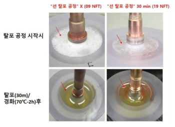 몰딩 공정 개선 전후 비교